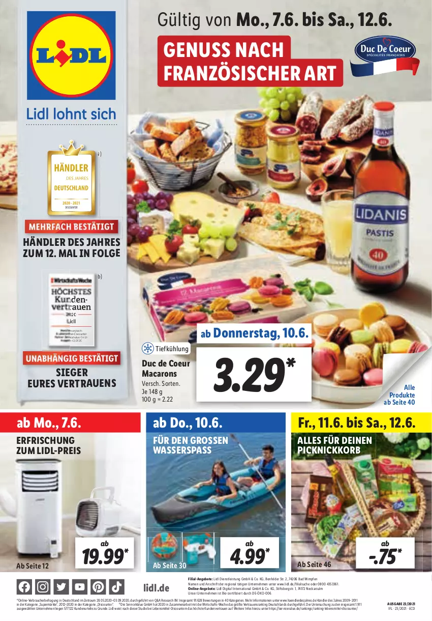 Aktueller Prospekt Lidl - Aktionsprospekt - von 07.06 bis 12.06.2021 - strona 1