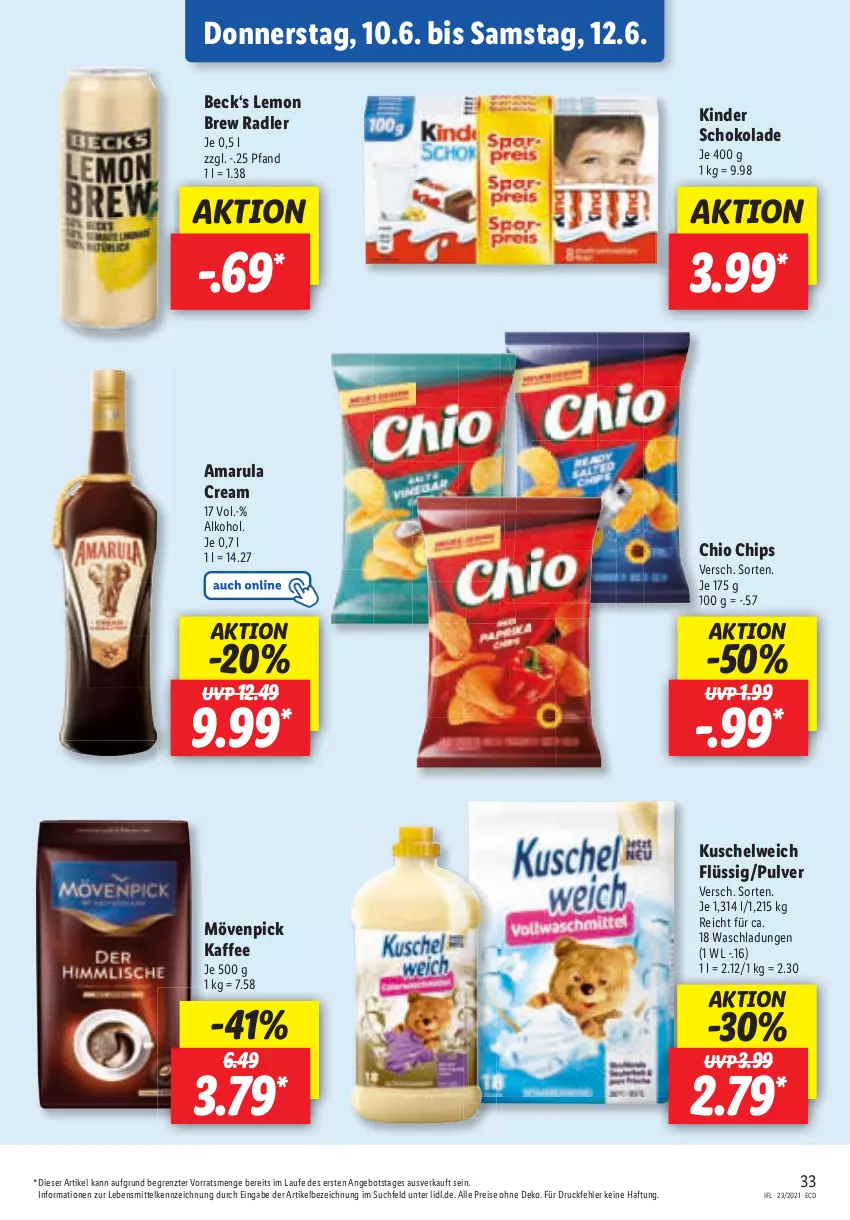 Aktueller Prospekt Lidl - Aktionsprospekt - von 07.06 bis 12.06.2021 - strona 33