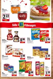 Gazetka promocyjna Kupsch - Angebote der Woche - Gazetka - ważna od 13.08 do 13.08.2022 - strona 7 - produkty: aufstrich, cerealien, cerealien oder müsli, cremys, debeukelaer, dessert, eis, erdnüsse, flasche, frucht, fruchtaufstrich, funny-frisch, Kinder, kinder country, müsli, pom-bär, pringles, prinzen rolle, reis, ring, sauce, Schwartau, Spezi, ültje, ültje erdnüsse, ZTE