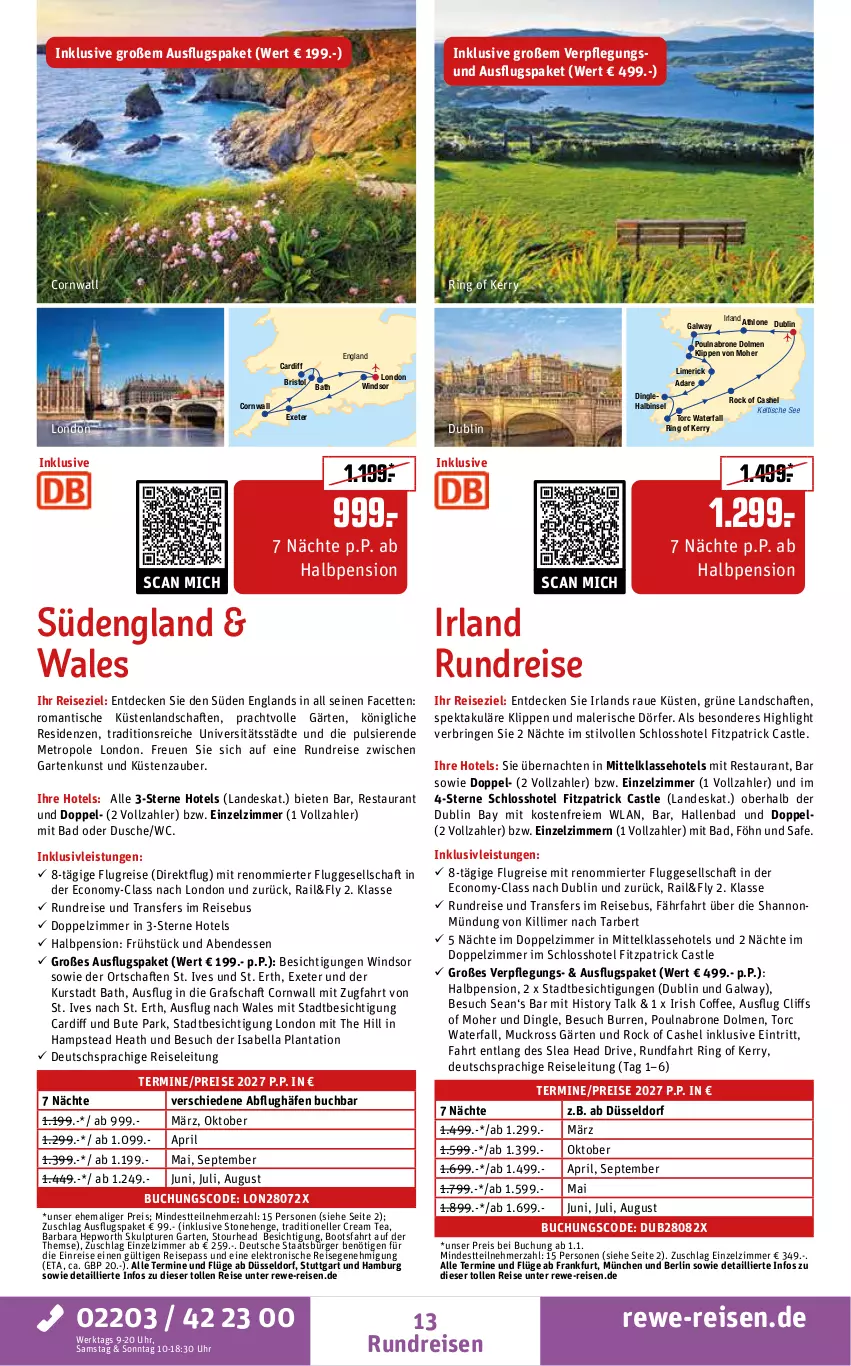Aktueller Prospekt Rewe Reisen - Reiseprospekt - von 30.10 bis 25.12.2026 - strona 13 - produkty: Alwa, Bad, buch, decke, deutschsprachige reiseleitung, dusche, eis, Elektro, elle, Garten, inklusivleistungen, Metro, pril, reis, ring, Skulptur, Ti, tisch, uhr