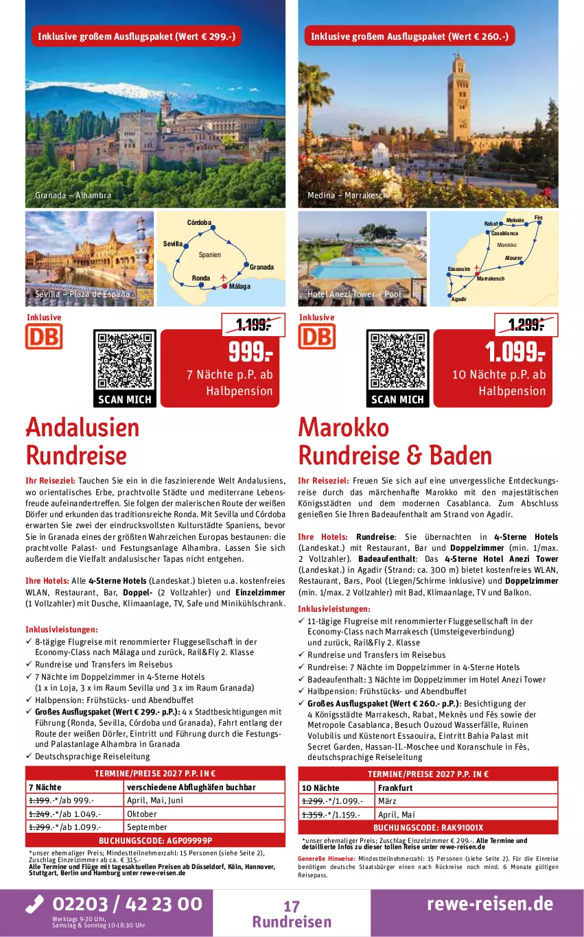 Aktueller Prospekt Rewe Reisen - Reiseprospekt - von 30.10 bis 25.12.2026 - strona 17 - produkty: Bad, buch, deutschsprachige reiseleitung, dusche, eis, elle, erde, grana, inklusivleistungen, kühlschrank, LG, Liege, Metro, Mode, ouzo, pool, pril, Rana, reis, rel, schirme, Schrank, Tapas, Ti, tisch, uhr, wasser