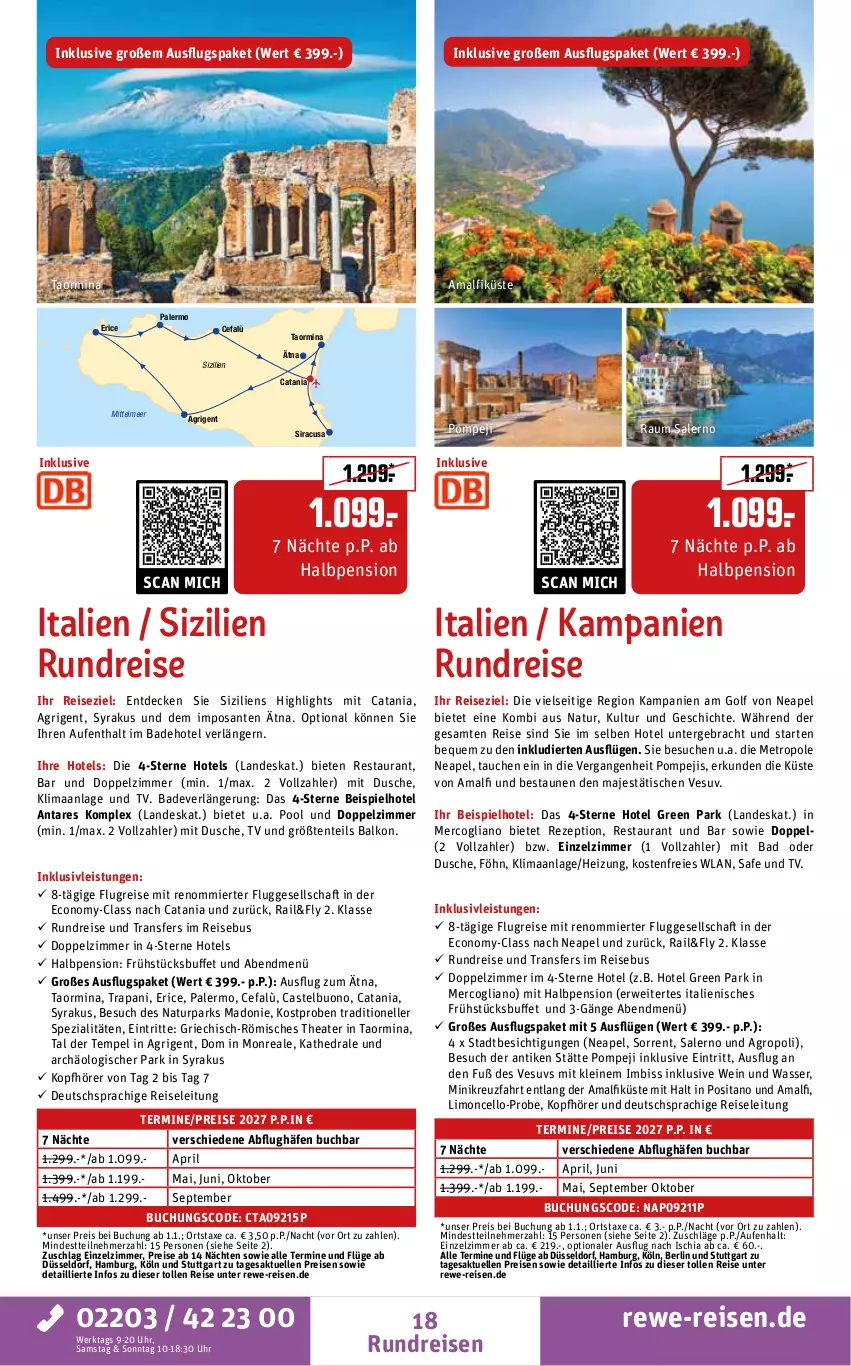 Aktueller Prospekt Rewe Reisen - Reiseprospekt - von 30.10 bis 25.12.2026 - strona 18 - produkty: axe, Bad, buch, chia, decke, deutschsprachige reiseleitung, dusche, eis, elle, ente, inklusivleistungen, kopfhörer, leine, limo, Metro, natur, pool, pril, reis, rezept, rwe, SANTE, Spezi, Thea, Ti, tisch, uhr, wasser, wein