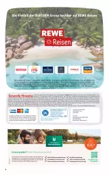 Gazetka promocyjna Rewe Reisen - Reiseprospekt - Gazetka - ważna od 25.12 do 25.12.2026 - strona 2 - produkty: buch, drucker, eis, Elektro, elle, Engel, ente, erde, gin, kerze, LG, mastercard, natur, reis, rel, ring, Ti, trendtours touristik gmbh, ZTE
