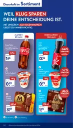 Gazetka promocyjna Aldi Nord - Aldi-Vorschau - Gazetka - ważna od 28.05 do 28.05.2022 - strona 28 - produkty: aldi, auer, aus der tiefkühlung, Becher, coca-cola, cola, eis, erfrischungsgetränk, flasche, getränk, gin, joghur, joghurt, joghurt mild, lebensmittel, magnum, mandel, reis, sahne, stieleis, Ti, zott