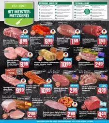 Gazetka promocyjna Hit - Wochenprospekt - Gazetka - ważna od 07.06 do 07.06.2025 - strona 8 - produkty: auer, Bau, Bauer, beef, bio, braten, eis, ente, filet, fleisch, Geflügel, geschnetzeltes, gewürz, gulasch, hüftsteak, hüftsteaks, jungbullen, kotelett, lack, lamm, lammkotelett, mais, Meister, milch, monitor, Nackensteak, nackensteaks, natur, Nestea, Oberschalenrouladen, orange, pfeffer, pute, reis, Ria, rind, rinder, rinderfilet, ring, roastbeef, rouladen, rum, rumpsteak, Schal, Schale, schnitten, schnitzel, schwein, schweine, spare ribs, spareribs, Spezi, Sport, steak, steaks, Ti, Tiere, tisch, wein, weine, Weste, Zelt, ZTE