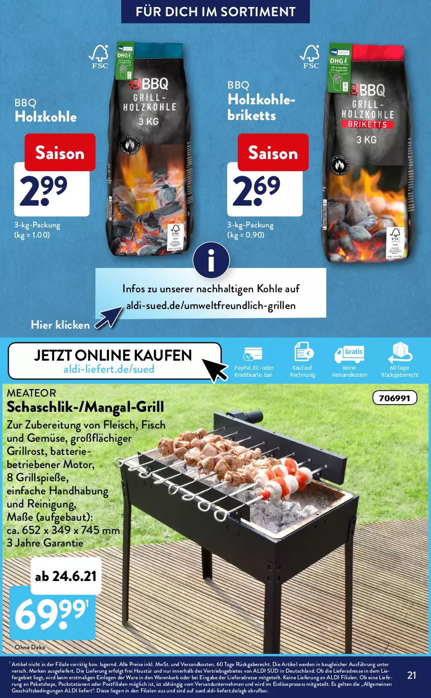 Aktueller Prospekt AldiSud - ALDI Sortiment - von 01.06 bis 30.06.2021 - strona 21