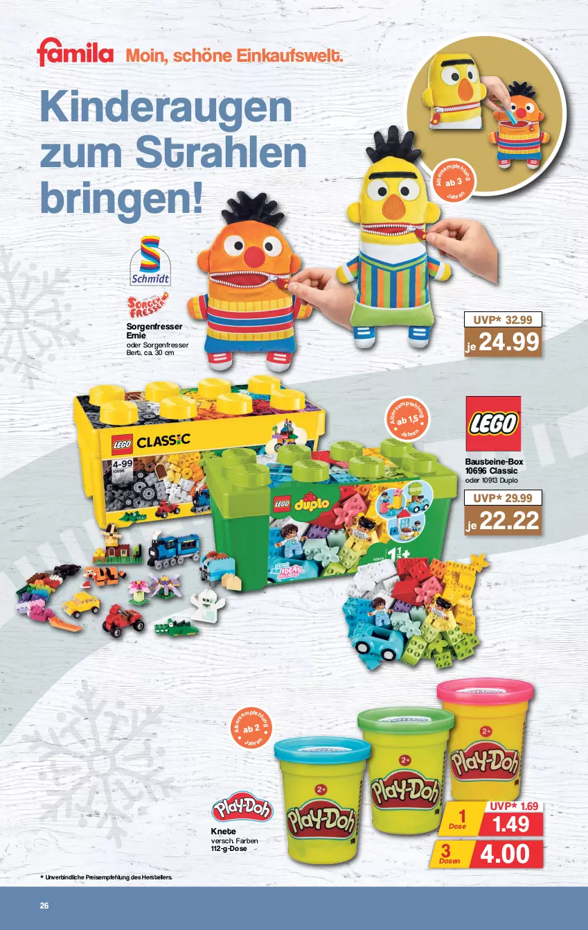 Aktueller Prospekt Famila - Prospekte - von 23.10 bis 14.12.2023 - strona 26 - produkty: aust, Bau, duplo, eis, elle, Kinder, reis, ring, teller