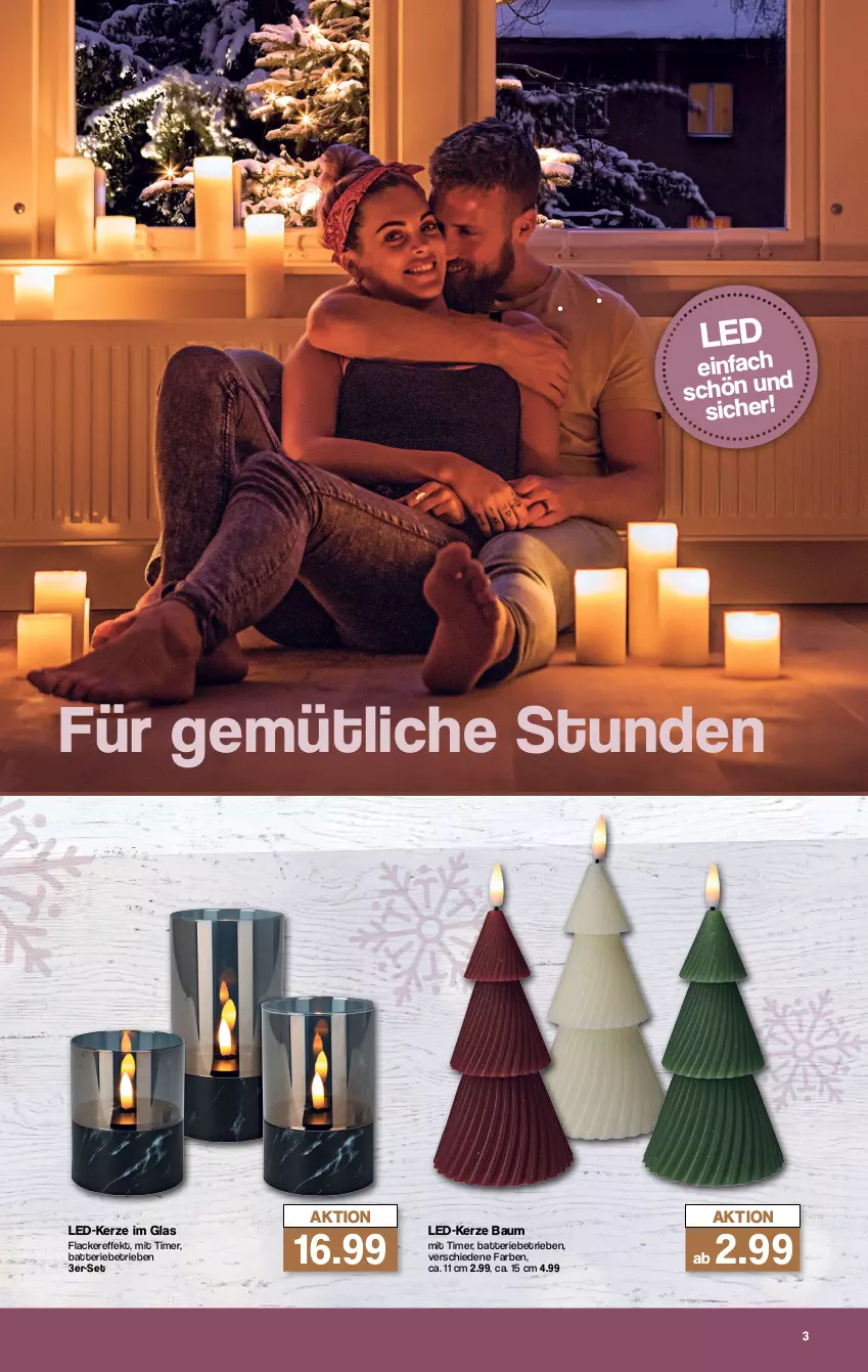 Aktueller Prospekt Famila - Prospekte - von 23.10 bis 14.12.2023 - strona 3 - produkty: batterie, Bau, kerze, lack, Lacke, LED-Kerze, Ti, timer