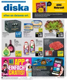 Gazetka promocyjna Diska - Prospekte - Gazetka - ważna od 18.11 do 18.11.2023 - strona 1 - produkty: aktionspreis, angebot, angebote, ball, Becher, beutel, bier, buch, butter, deka, eis, fleisch, guthabenkarte, gutschein, hackfleisch, kraft, krone, magazin, Mattel, meggle, milka, nuss, reis, rwe, salat, salz, Streichzart, Tchibo, tee, Ti, wein, ZTE