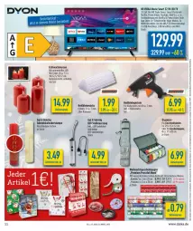 Gazetka promocyjna Diska - Prospekte - Gazetka - ważna od 18.11 do 18.11.2023 - strona 11 - produkty: Adventskalender, aktionspreis, alle artikel ohne dekoration, batterie, batterien, deka, dekoration, deo, discount, Echtwachskerzen, eis, elle, enders, fernbedienung, Feuerzeug, Geschenkpapier, HbbTV, hd triple tuner, HDMI, Heißklebepistole, kerze, ladekabel, led tv, netflix, papier, reis, teller, Ti, timer, tuner, usb, wasser, Yo