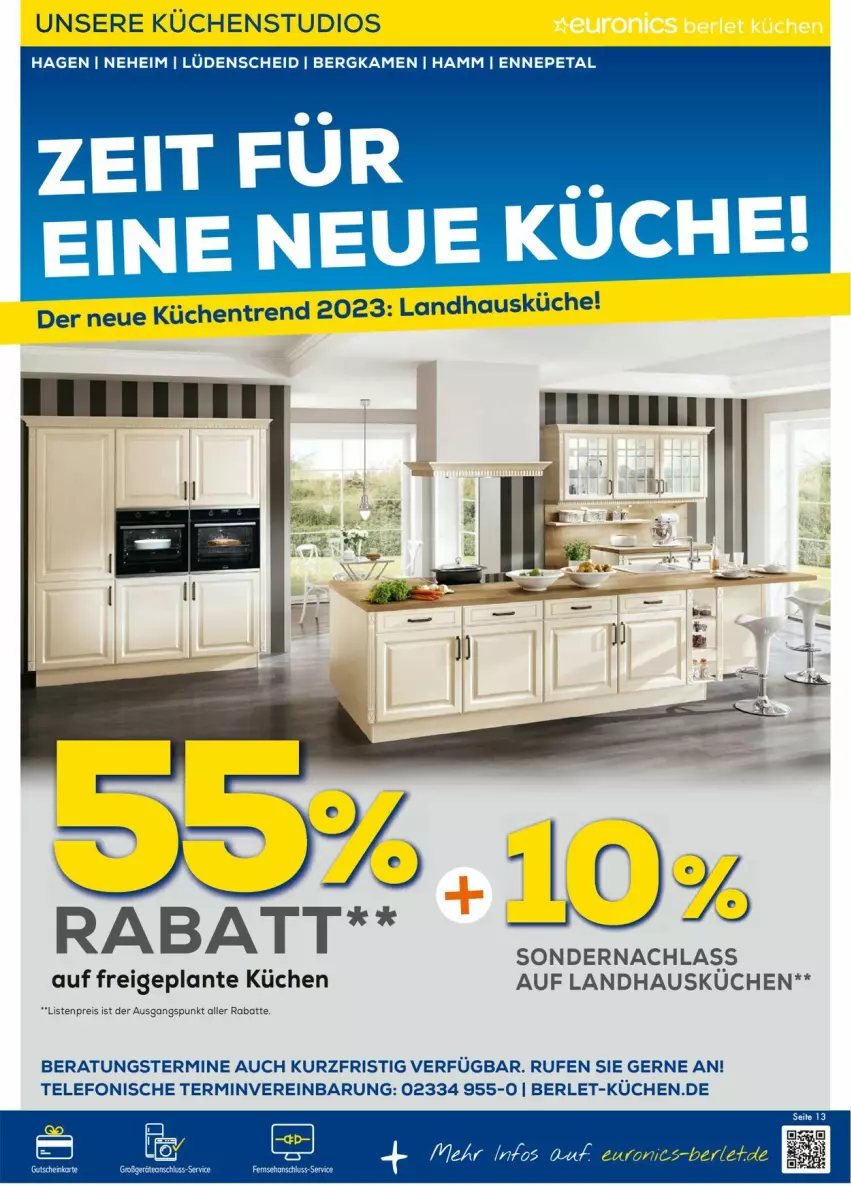 Aktueller Prospekt Euronics - Prospekte - von 08.03 bis 15.03.2023 - strona 13 - produkty: eis, küche, kuchen, Küchen, reis, telefon, Ti