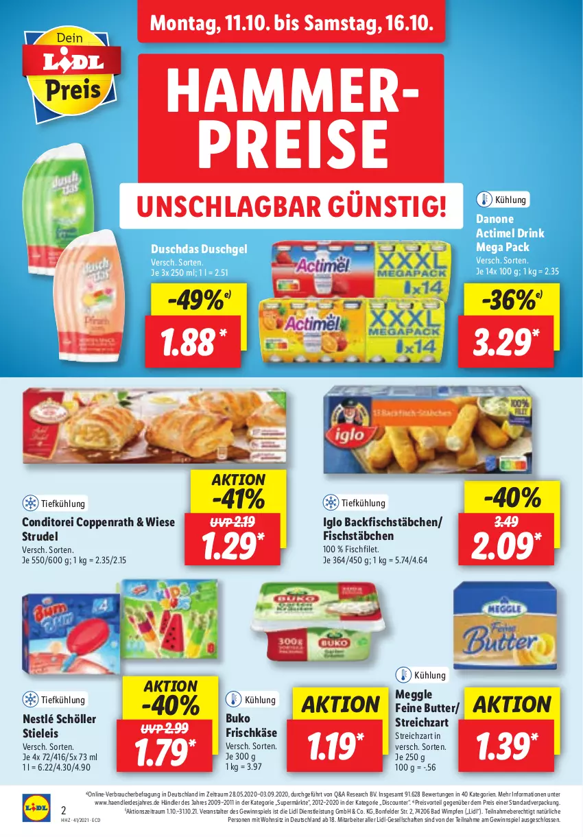 Aktueller Prospekt Lidl - Aktionsprospekt - von 11.10 bis 16.10.2021 - strona 2