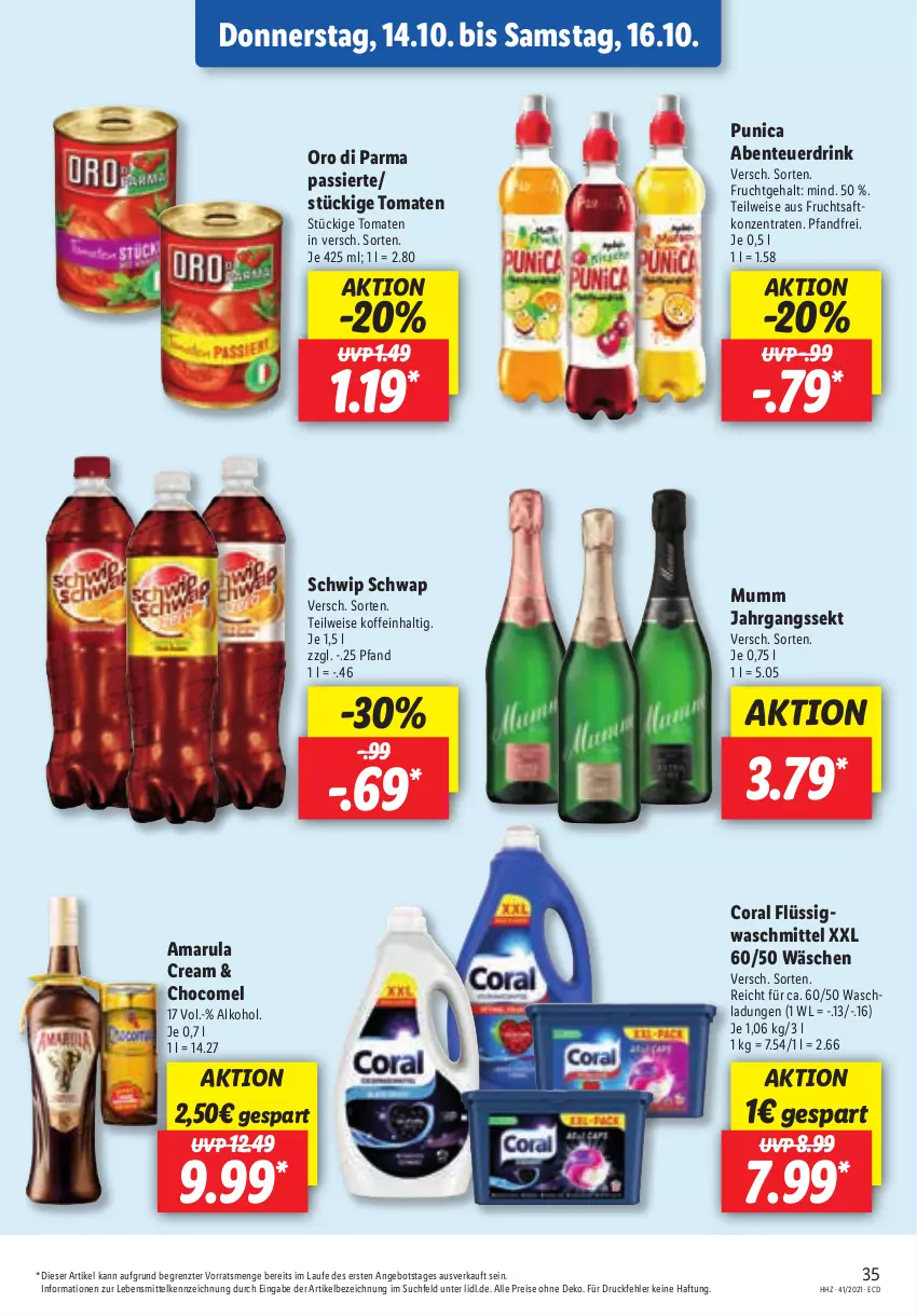 Aktueller Prospekt Lidl - Aktionsprospekt - von 11.10 bis 16.10.2021 - strona 35