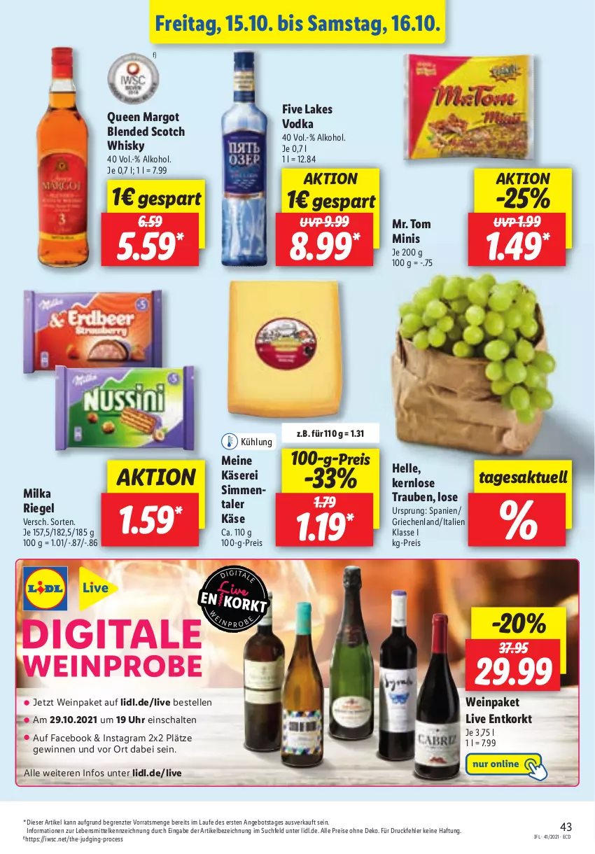 Aktueller Prospekt Lidl - Aktionsprospekt - von 11.10 bis 16.10.2021 - strona 43