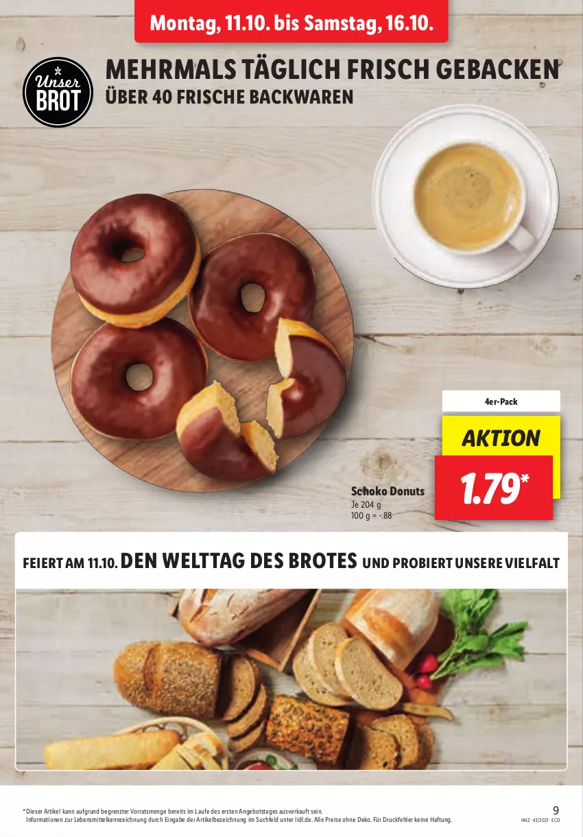 Aktueller Prospekt Lidl - Aktionsprospekt - von 11.10 bis 16.10.2021 - strona 9