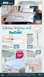 Gazetka promocyjna Netto - Woche 19 - Gazetka - ważna od 13.05 do 13.05.2023 - strona 14 - produkty: asti, auer, bett, eis, kissen, kopfkissen, LG, matratze, matratzen, matratzenauflage, standventilator, steppbett, Ti, tisch, topper, tristar, überhitzungsschutz, ventilator, ZTE