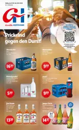 Gazetka promocyjna Getraenke Hoffmann - Prospekte - Gazetka - ważna od 24.02 do 24.02.2024 - strona 1 - produkty: 7UP, Alwa, angebot, angebote, Apple, cuvée, decke, elle, flasche, hasseröder, jim beam, lack, mineralwasser, Mirinda, natürliches mineralwasser, pepsi, pils, premium pils, RhönSprudel, rind, roséwein, Schwip Schwap, Sprudel, Ti, tisch, wasser, wein, Weißwein