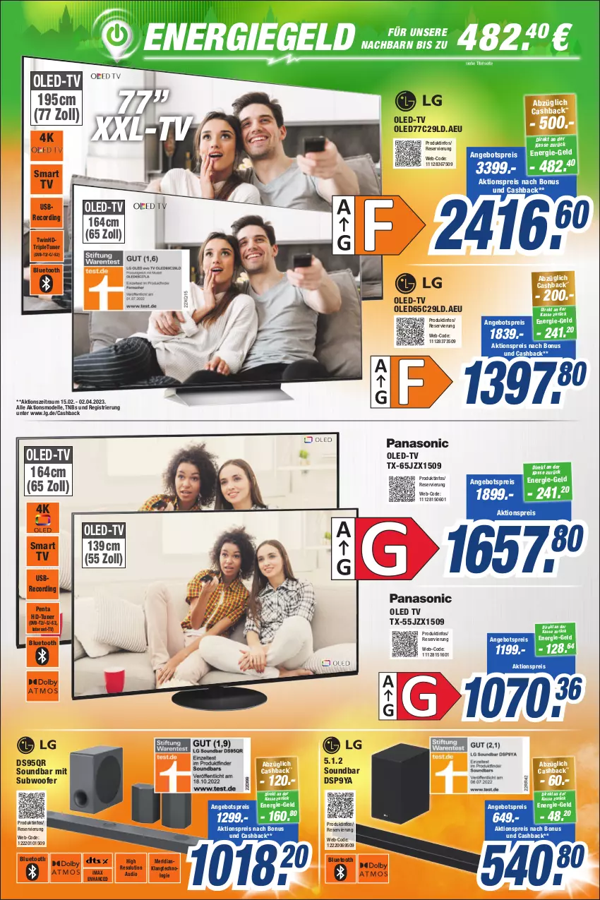 Aktueller Prospekt Expert Bonn - Prospekte - von 01.03 bis 07.03.2023 - strona 3 - produkty: aktionspreis, angebot, angebotspreis, dell, dvb, DVB-T, eis, elle, led tv, LG, Mode, oled tv, Oled-TV, reis, smart tv, soundbar, Subwoofer, Ti, tuner, usb