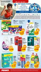 Gazetka promocyjna Penny - Prospekte - Gazetka - ważna od 11.05 do 11.05.2024 - strona 16 - produkty: Alwa, Always, ariel, blend-a-med, Blüte, bürste, bürsten, deo, Discreet, duschgel, eis, fairy, febreze, gewinnspiel, gillette, gin, Kukident, lenor, LG, mac, mach3, Meister, Old Spice, oral-b, pampers, pasta, Pods, sim, Spiele, spülmittel, Ti, venus, windeln, zahnbürste, zahnbürsten, zahnpasta