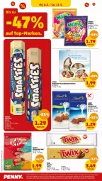 Gazetka promocyjna Penny - Prospekte - Gazetka - ważna od 11.05 do 11.05.2024 - strona 38 - produkty: cola, früchte, Kit Kat, LG, lindt, mac, mam, meeresfrüchte, pralinen, riegel, schoko, schokolade, storck, Ti, twix