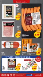 Gazetka promocyjna Penny - Prospekte - Gazetka - ważna od 11.05 do 11.05.2024 - strona 5 - produkty: bifi, braten, bratwurst, eis, frankfurter, Geflügel, gin, gulasch, jagdwurst, knoblauch, Meister, reis, rostbratwurst, salami, schwein, schweine, spare ribs, Ungarische Salami, wein, weine, wurst, würstchen, ZTE