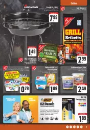 Gazetka promocyjna E Center - Angebote der Woche - Gazetka - ważna od 29.04 do 29.04.2023 - strona 11 - produkty: aktionspreis, anzünder, Becher, bio, briketts, creme, discount, eis, Feuerzeug, grill, grillfläche, gurke, Holz, kartoffel, kartoffelsalat, kerze, kühlmann, reis, sac, sahne, salat, Ti