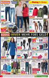 Gazetka promocyjna Norma - Norma - Gazetka - ważna od 23.10 do 23.10.2023 - strona 2 - produkty: aqua, asti, Bau, baumwolle, Bebe, caramel, dell, eis, Elan, elle, gin, hose, Jacke, jeans, kleid, leggings, LG, mab, Mode, Ria, ring, rum, slip, slips, socken, Spiele, Sport, Steppjacke, Strumpfhose, Sweatkleid, Taillenslip, Tasche, taschen, tee, Ti, Tipi, tisch, wolle