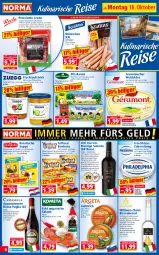 Gazetka promocyjna Norma - Norma - Gazetka - ważna od 23.10 do 23.10.2023 - strona 6 - produkty: auer, aufstrich, Becher, Birnen, Blutorange, bonbons, caramel, eis, ente, flasche, französischer weichkäse, frischkäse, frischkäsezubereitung, frucht, fruchtaufstrich, früchte, früchten, gin, hühner, Hühnersuppe, kakao, Käse, keks, kekse, kirsch, kirsche, kirschen, kräuter, kühlregal, mac, natur, nudel, nudeln, oder kräuter, orange, prosciutto, prosciutto crudo, regal, reifen, reis, rind, rinder, ring, rohschinken, saft, salami, salz, sauerkirschen, schinken, schoko, schokolade, schokoladen, sim, suppe, Ti, tisch, toast, Ungarische Salami, weichkäse, würstchen