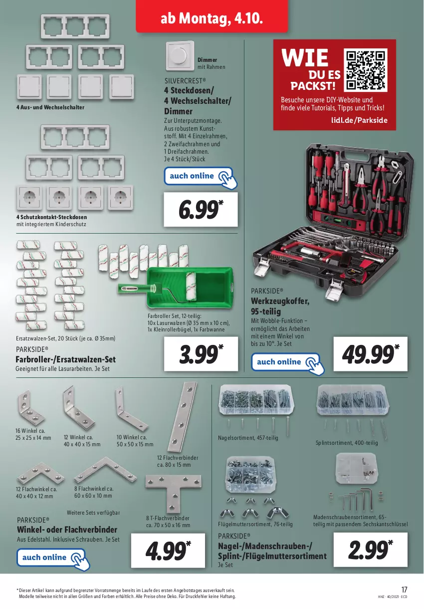 Aktueller Prospekt Lidl - Aktionsprospekt - von 04.10 bis 09.10.2021 - strona 17