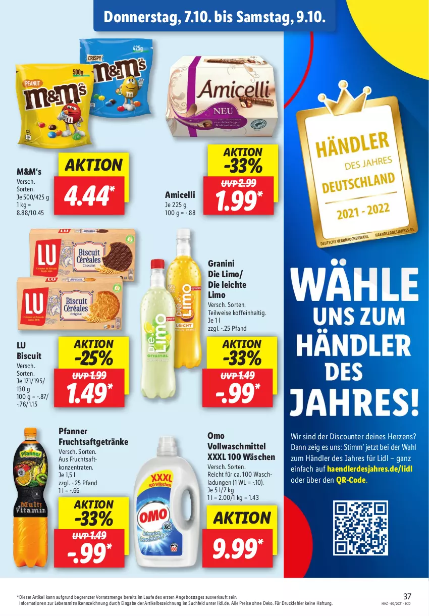 Aktueller Prospekt Lidl - Aktionsprospekt - von 04.10 bis 09.10.2021 - strona 37