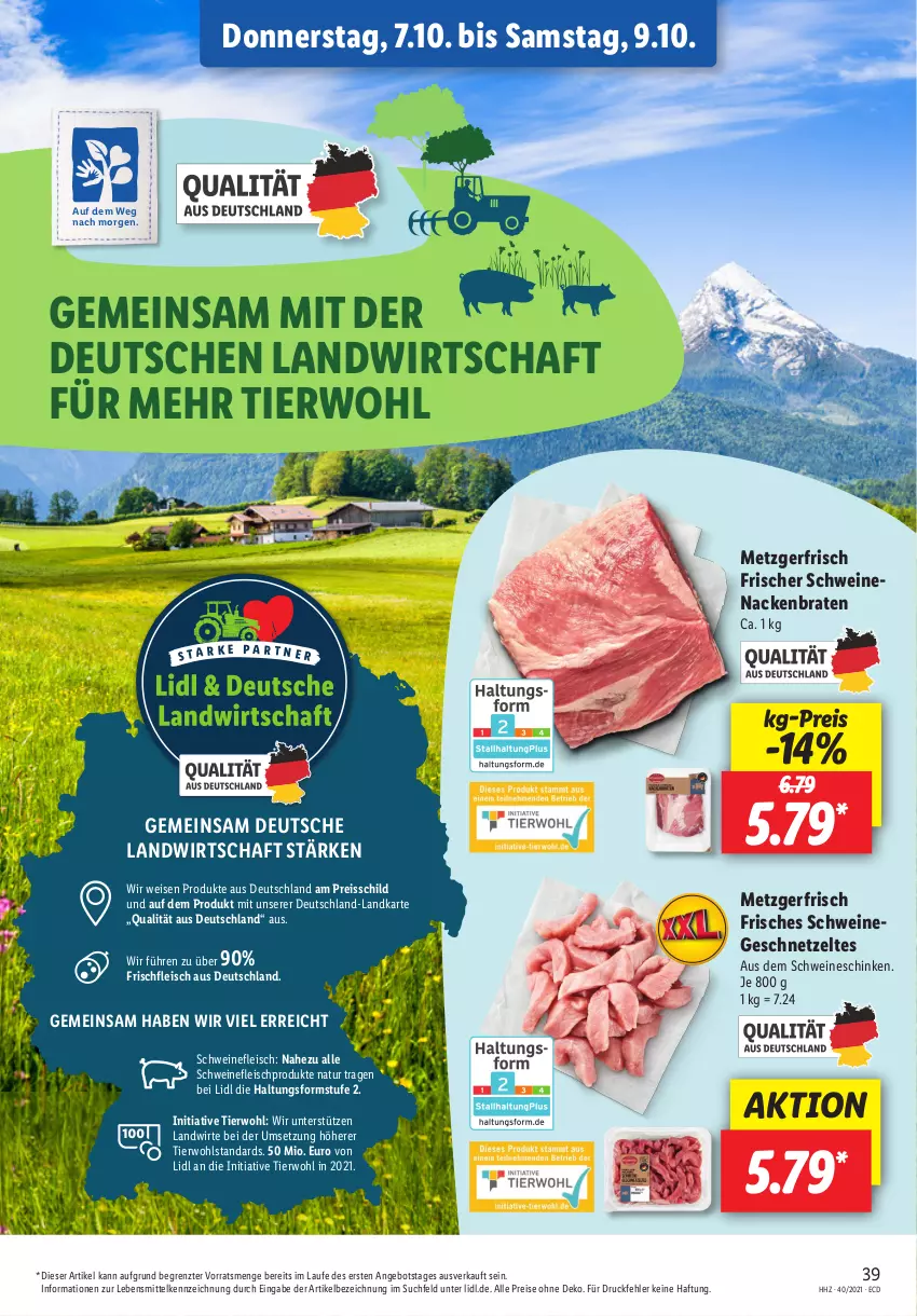 Aktueller Prospekt Lidl - Aktionsprospekt - von 04.10 bis 09.10.2021 - strona 39