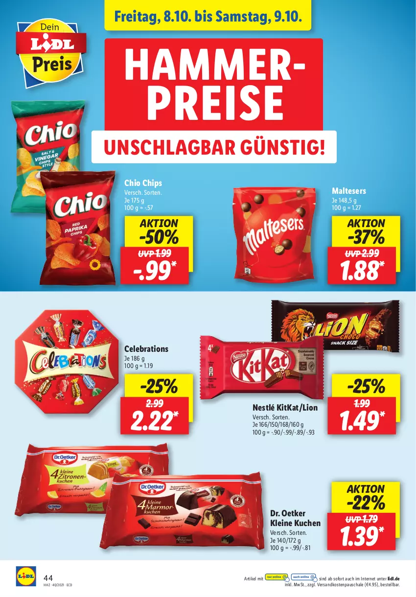 Aktueller Prospekt Lidl - Aktionsprospekt - von 04.10 bis 09.10.2021 - strona 44