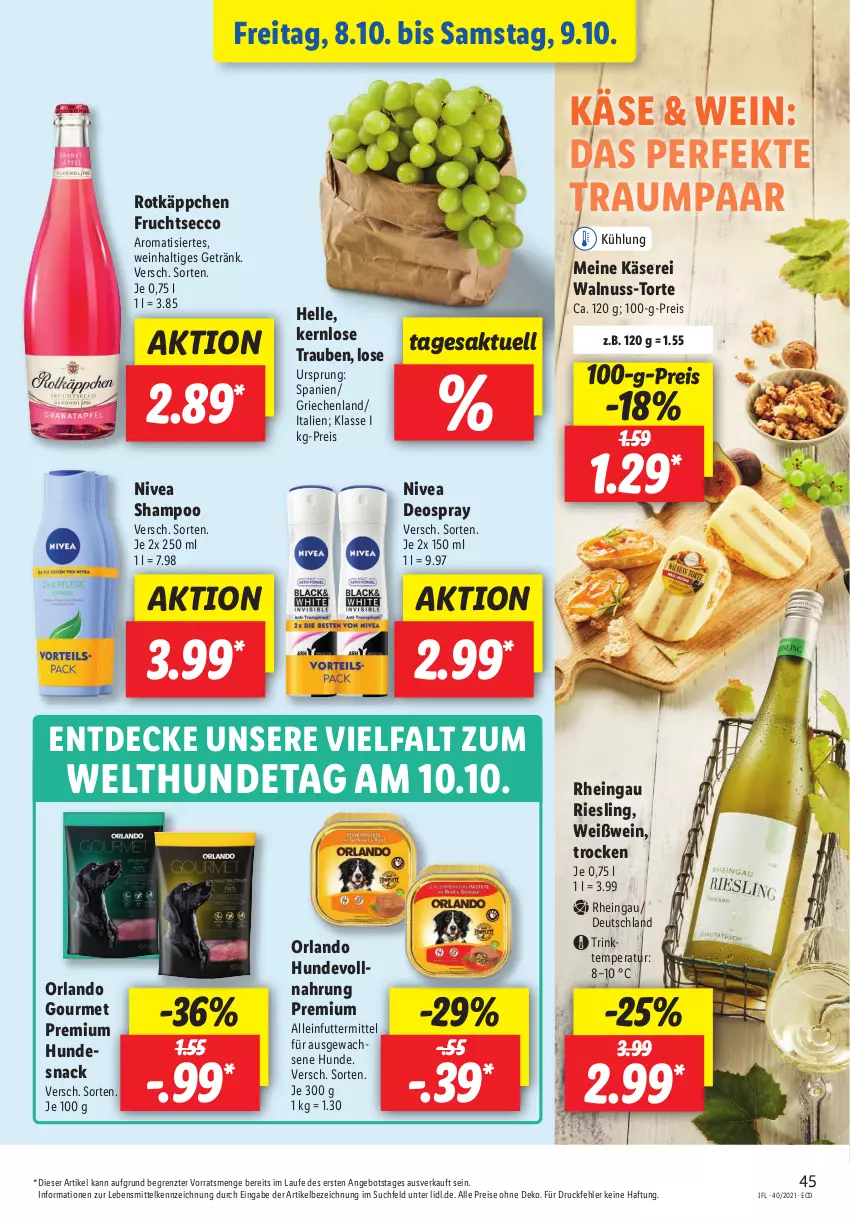 Aktueller Prospekt Lidl - Aktionsprospekt - von 04.10 bis 09.10.2021 - strona 45