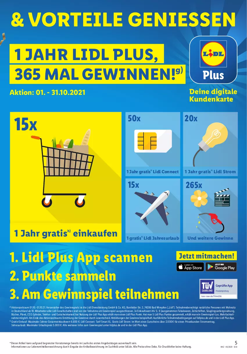 Aktueller Prospekt Lidl - Aktionsprospekt - von 04.10 bis 09.10.2021 - strona 5