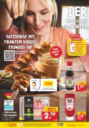 Gazetka promocyjna Netto Marken-Discount - Filial-Angebote - Gazetka - ważna od 19.02 do 19.02.2022 - strona 10 - produkty: dip, eis, erdnuss, ketchup, kikkoman, kokos, ndk, nuss, reis, rezept, sauce, soja, sojasauce, steak, steaks, Ti, tomate, tomaten, tomatenketchup, versandkostenfrei