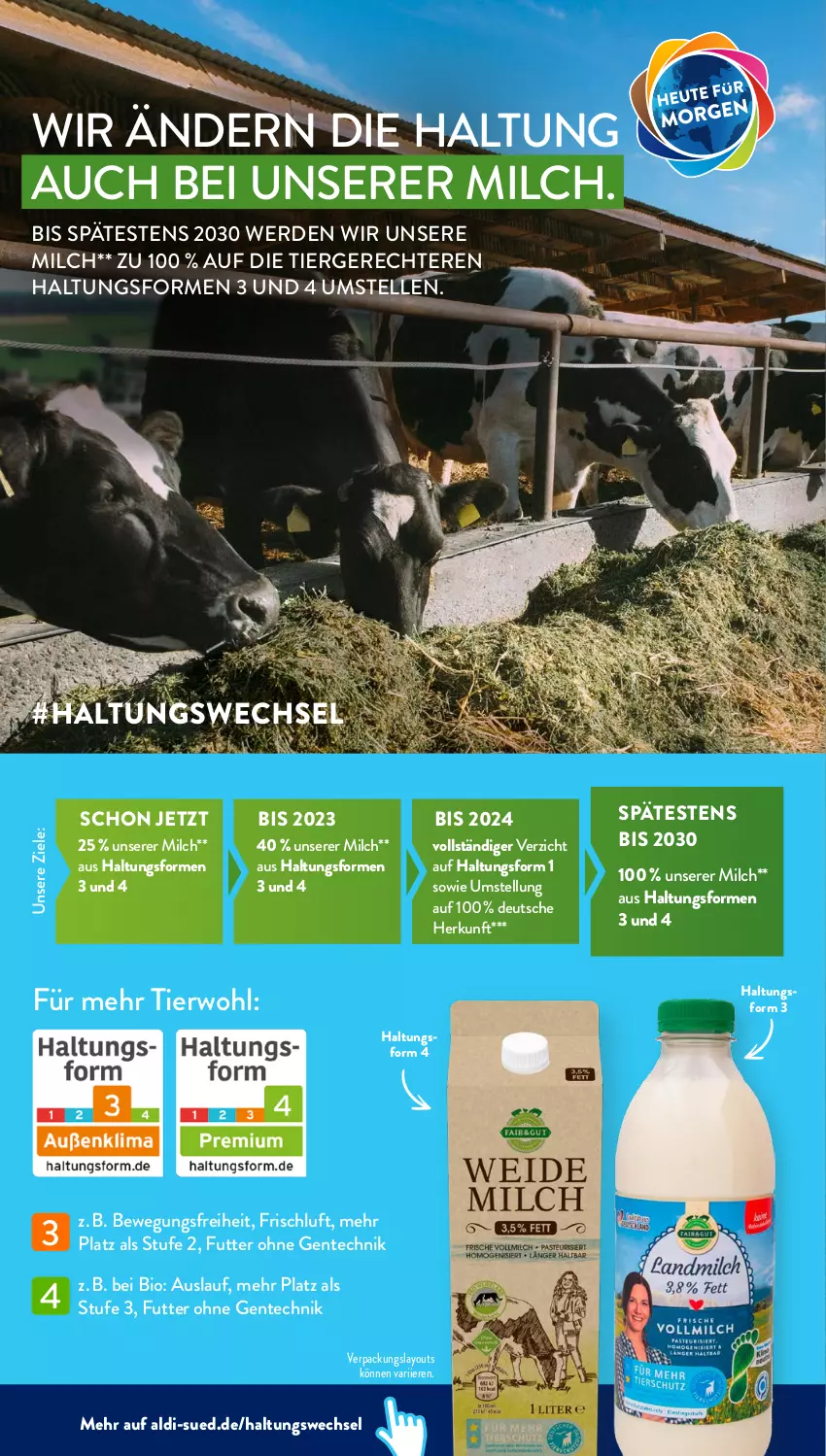 Aktueller Prospekt AldiSud - ALDI Aktuell - von 07.02 bis 12.02.2022 - strona 24 - produkty: aldi, bio, elle, ente, erde, gsw, milch, Ti, Yo