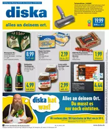 Gazetka promocyjna Diska - Prospekte - Gazetka - ważna od 13.08 do 13.08.2022 - strona 1 - produkty: aktionspreis, angebot, angebote, batterie, batterien, Becher, Behälter, bier, butter, deka, eis, elle, ferrero, flasche, grill, grillfackeln, gutschein, gutscheine, led-licht, meggle, mikrofaser, nuss, nutella, paprika, reis, rotkäppchen, salz, Schal, Spezi, Streichzart, Ti, ZTE