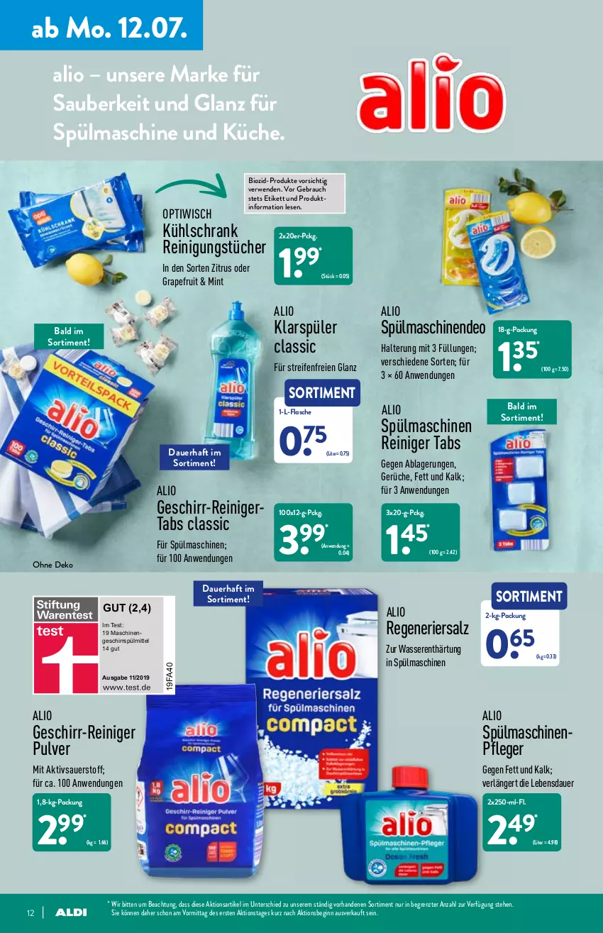 Aktueller Prospekt Aldi Nord - Aldi-Aktuell - von 12.07 bis 17.07.2021 - strona 12