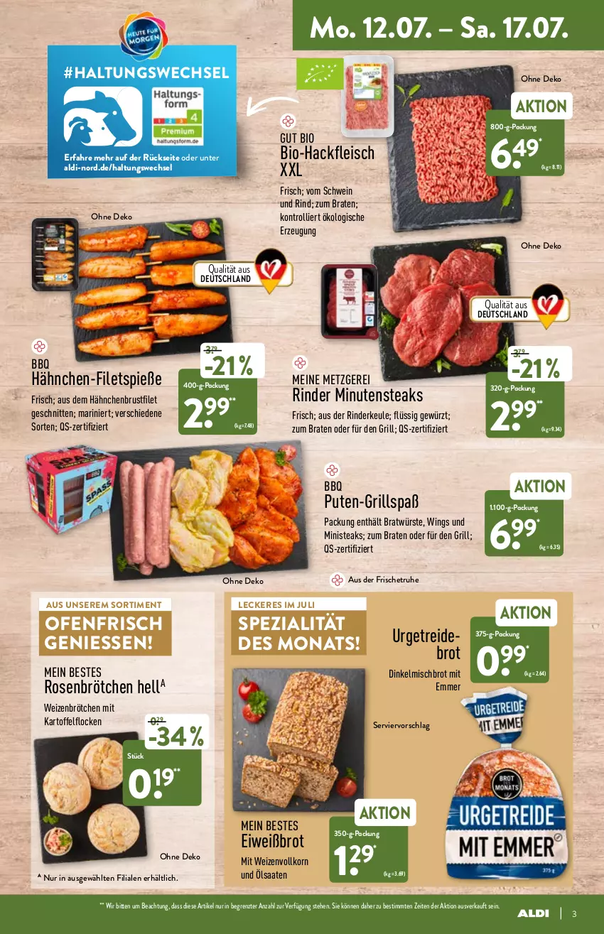 Aktueller Prospekt Aldi Nord - Aldi-Aktuell - von 12.07 bis 17.07.2021 - strona 3