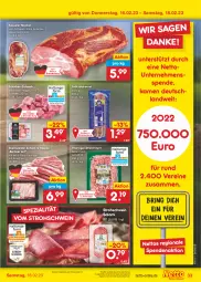 Gazetka promocyjna Netto Marken-Discount - Filial-Angebote - Gazetka - ważna od 18.02 do 18.02.2023 - strona 33 - produkty: angebot, berliner, bestpreis, brot, eis, fleisch, gulasch, kasseler, Mett, reis, ring, Rippen, salami, schinken, schwein, schweine, Spezi, Ti, wein, weine, wurst, ZTE