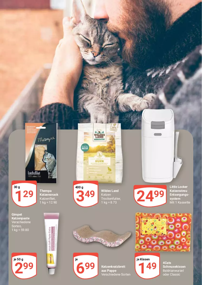 Aktueller Prospekt Globus - Prospekte - von 24.04 bis 29.04.2023 - strona 3 - produkty: katzensnack, Katzenstreu, kissen, Ria, snack, trockenfutter, Wild