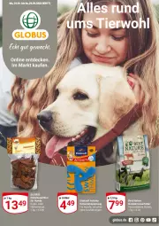 Gazetka promocyjna Globus - Prospekte - Gazetka - ważna od 29.04 do 29.04.2023 - strona 1 - produkty: ente, hühner, kraft, natur, spielzeug, Ti, trockenfutter, vita, vitakraft