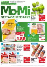 Gazetka promocyjna Kaufland - Gazetka - ważna od 02.03 do 02.03.2022 - strona 42 - produkty: angebot, bio, brustfilet, eis, filet, hähnchenbrust, kochschinken, limette, limetten, Mett, metten, mettwurst, pfeffer, purland, reis, rügenwalder, rügenwalder mühle, schinken, Schinkenspicker, schinkenwurst, schnitten, steak, steaks, tee, teewurst, Ti, trolli, wurst, ZTE, zwiebel, zwiebelmettwurst