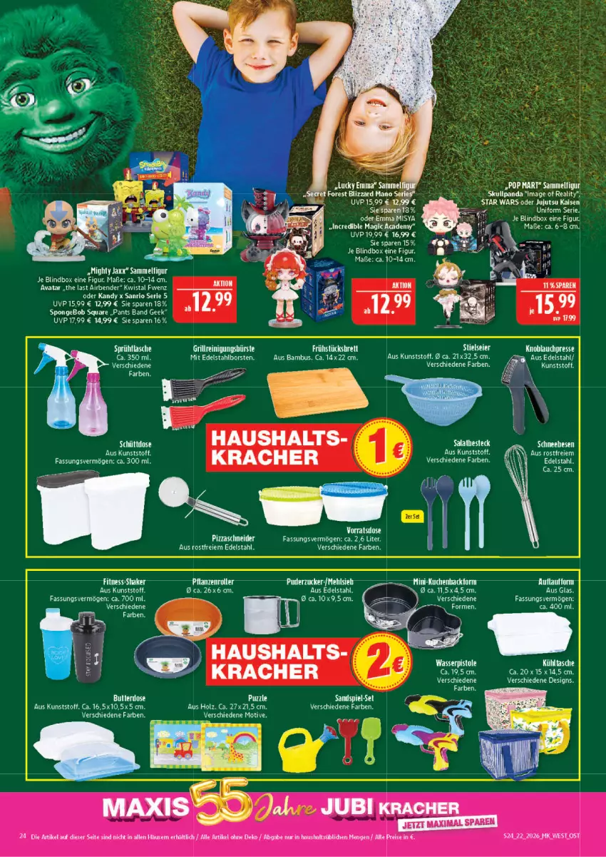 Aktueller Prospekt Marktkauf - Prospekt - von 24.05 bis 30.05.2026 - strona 24 - produkty: bambus, bett, Blizzard, edelstahl, eier, eis, Holz, kracher, LG, mehl, Pants, Puzzle, reis, Ti, wasser, wasserpistole, zucker