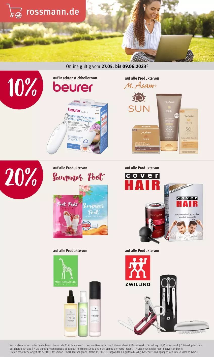 Aktueller Prospekt Rossmann - Prospekte - von 27.05 bis 09.06.2023 - strona 1 - produkty: angebot, angebote, eis, LG, ndk, reis, sekt, Ti, versandkostenfrei, wedel, ZTE