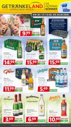Gazetka promocyjna Getraenkeland - Gazetka - ważna od 23.05 do 23.05.2025 - strona 1 - produkty: aktionspreis, Alwa, aperitif, aperol, Benediktiner, berliner, bestpreis, bestpreise, cola, decke, eis, flasche, getränk, getränke, gin, heineken, korn, mineralwasser, orange, picknickdecke, pils, pilsner, pilsner urquell, reis, rotkäppchen, sekt, Ti, wasser, weizenkorn, zitrone