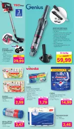 Gazetka promocyjna Kodi - Prospekte - Gazetka - ważna od 23.06 do 23.06.2024 - strona 7 - produkty: akku, Behälter, Finish, handschuhe, handstaubsauger, kraft, küche, Küchen, küchentücher, Reinigung, ring, schuhe, schwamm, spülmaschinen, spülmaschinentabs, staubsauger, tectro, Ti, tisch, tücher, vileda