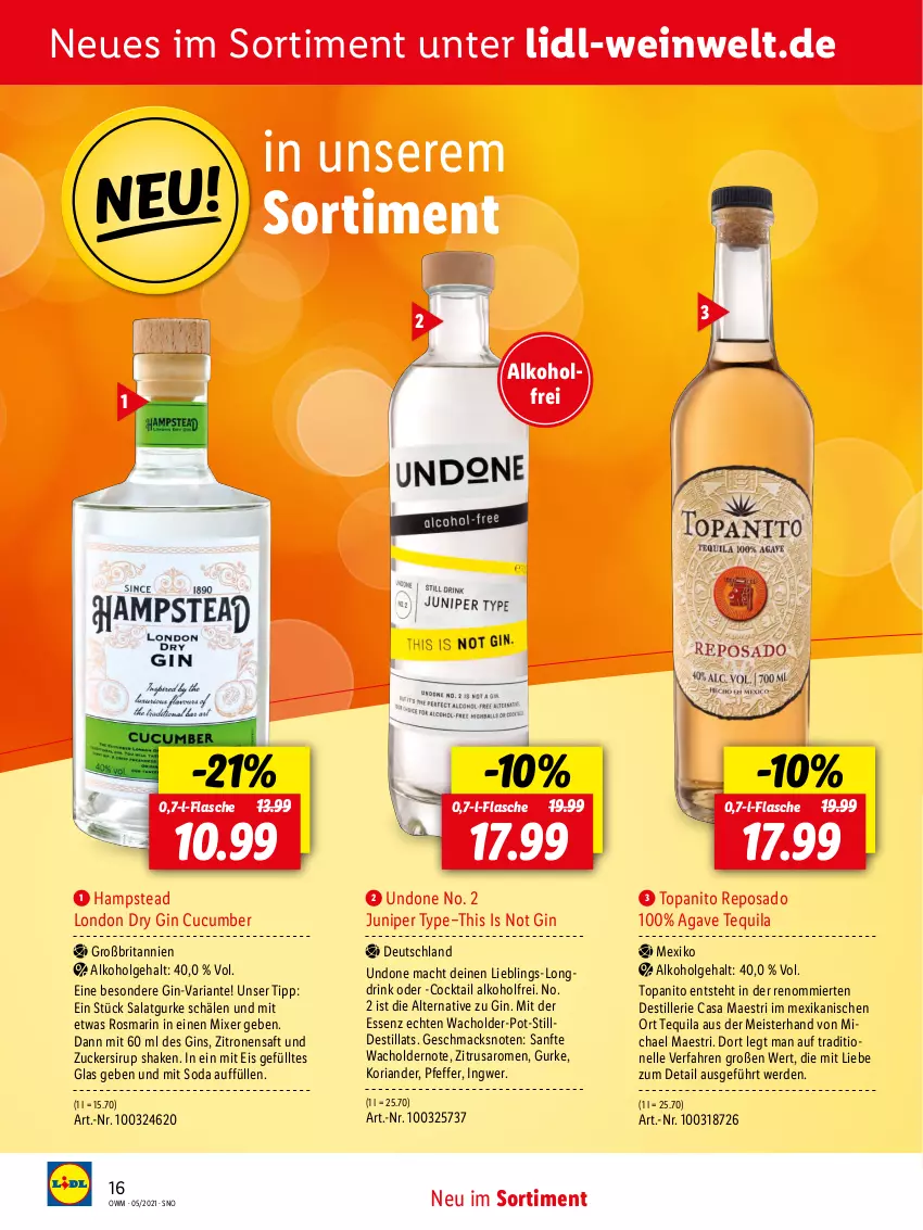 Aktueller Prospekt Lidl - Beste Weine für jeden Anlass - von 28.04 bis 31.05.2021 - strona 16