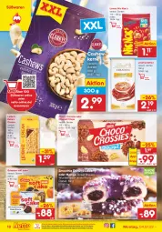 Gazetka promocyjna Netto Marken-Discount - Filial-Angebote - Gazetka - ważna od 09.07 do 09.07.2022 - strona 18 - produkty: angebot, backofen, blueberry, Cashew, cashewkerne, chips, choclait chips, choco crossies, cola, crossies, Donut, eis, griesson, keks, leibniz, lindt, lorenz, mango, ndk, Ofen, reis, smoothie, stube, Ti, versandkostenfrei, zitrone