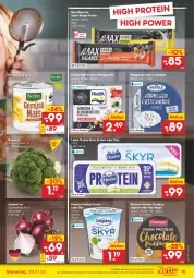 Gazetka promocyjna Netto Marken-Discount - Filial-Angebote - Gazetka - ważna od 29.01 do 29.01.2022 - strona 15 - produkty: angebot, bio, Bio-Gemüse, brokkoli, ehrmann, exquisa, fertiggericht, frischkäse, frosta, joghur, joghurt, Käse, Körniger Frischkäse, Loose, mais, meggle, pudding, quark, quäse, riegel, Skyr, Sport, Ti, ZTE, zwiebel